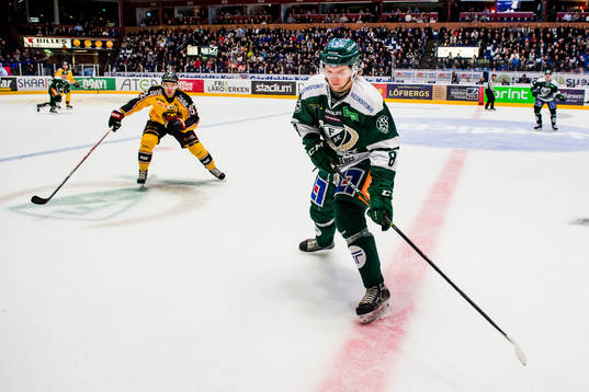 Luleås Karl Fabricius och Färjestads Alexander Leandersson