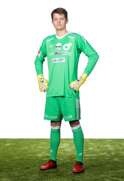 Degerfors målvakt Oscar Klasson