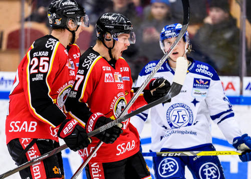 Luleås Andreas Falk jublar