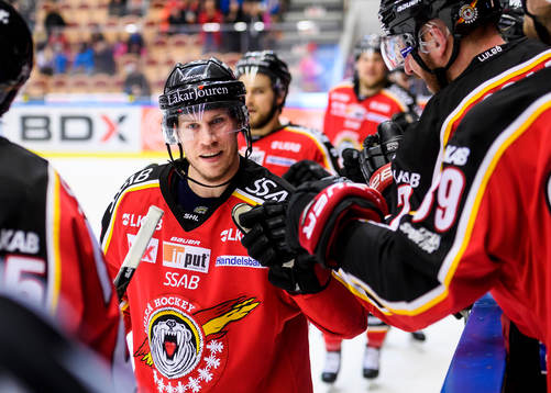 Luleås Andreas Falk jublar