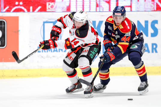 Malmö Redhawks Carl-Johan Lerby och Djurgårdens Lukas