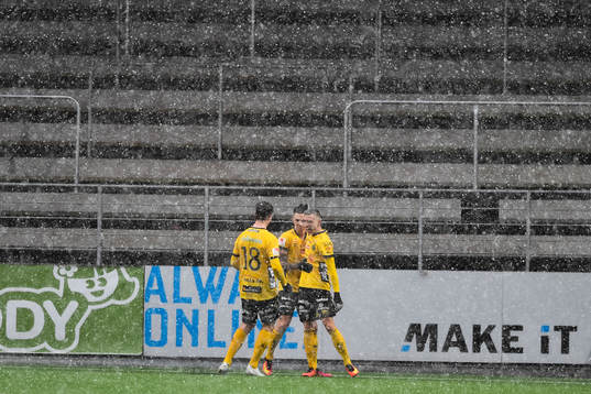 Elfsborgs Arjan Kabashi jublar efter 6-1