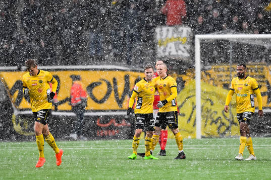 Elfsborgs Daniel Gustavsson jublar efter 5-1