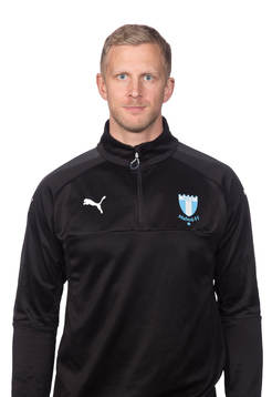 Malmö FFs leg. Fysioterapeut Alexander Nilsson poserar för ett porträtt den 7 mars 2017 i Malmö.