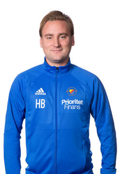 Djurgårdens assisterande tränare Hugo Berggren poserar för ett porträtt den 8 mars 2017 i Stockholm.
