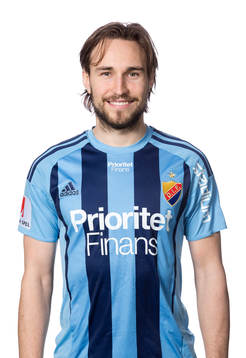 Djurgårdens Kevin Walker poserar för ett porträtt den 8 mars 2017 i Stockholm.