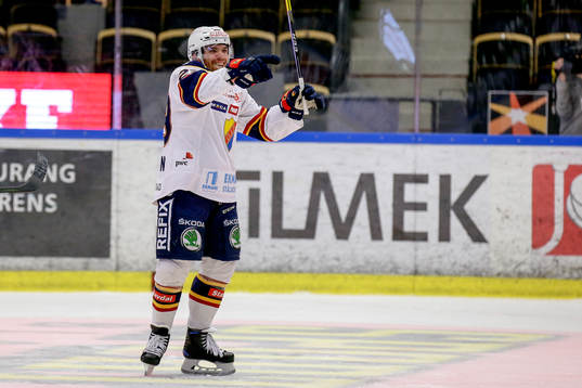 Djurgårdens Matt Anderson jublar