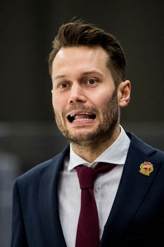 Almtunas assisterande tränare Martin Gudmundssen