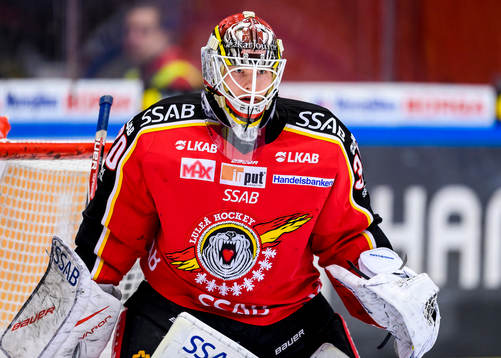 Luleås målvakt Filip Gustavsson