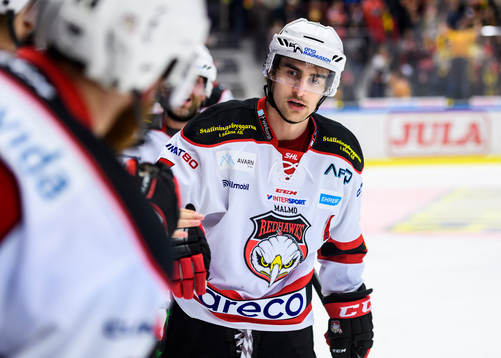 Malmö Redhawks Nils Andersson jublar