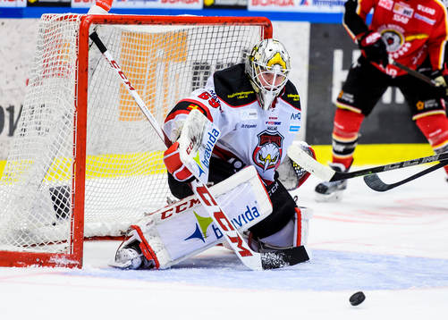 Malmö Redhawks målvakt Oscar Alsenfelt