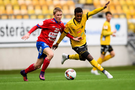 Elfsborgs Nattnael Zerai och Örgrytes Kasper Davidsson