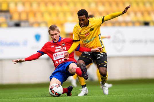 Elfsborgs Nattnael Zerai och Örgrytes Kasper Davidsson