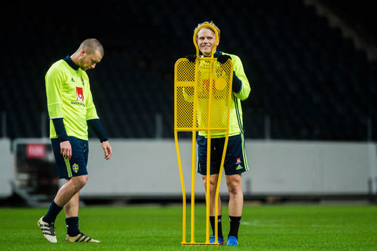 Jakob Johansson och  Oscar Hiljemark