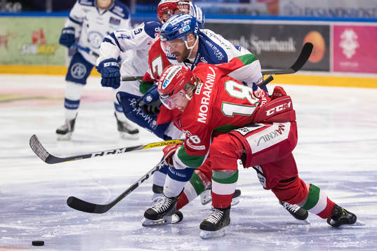 Leksands Jesper Ollas och Moras Emil Aronsson  i