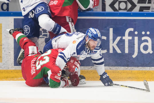 Leksands Jesper Ollas och Moras Joakim Lilliehöök  i