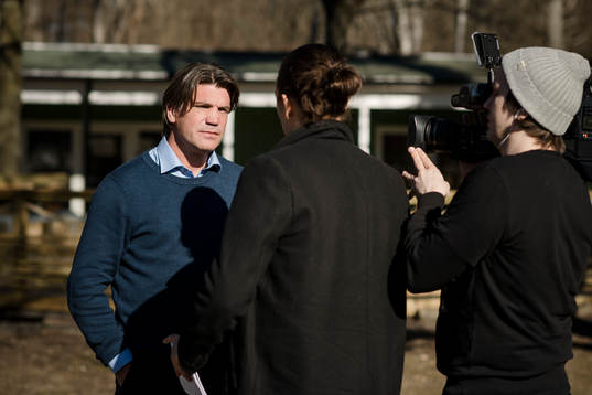 Djurgårdens sportchef Bosse Andersson efter  presentationen av Jonas Olsson som nyförvärv