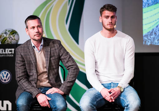 Örgrytes tränare Marcus Lantz och Johan Hammar