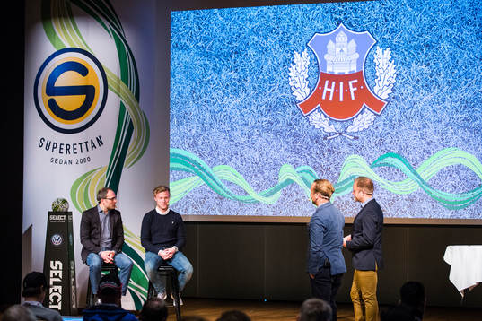 Helsingborgs tränare, Per-Ola Ljung och Andreas Landgren