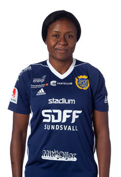 Sundsvalls Ysis Sonkeng poserar för ett porträtt den 29 mars 2017 i Sundsvall.