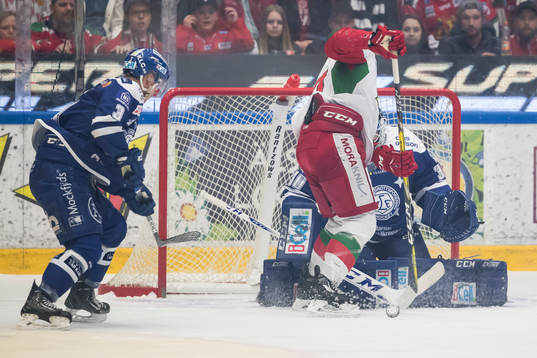 Leksands Daniel Bertov och Moras Erlend Lesund och Leksands