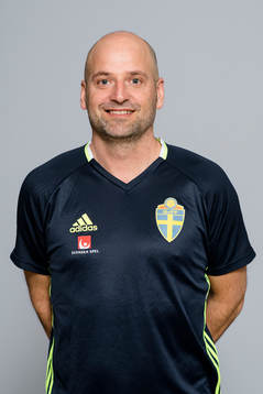 Magnus Wikman, Förbundskapten i P16-landslaget poserar för ett porträtt den 31 mars 2017 i Stockholm.