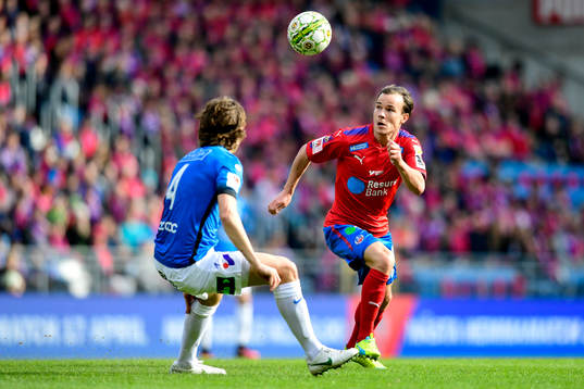 Trelleborgs Jacob Palander och Helsingborgs Anton Wede