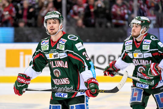 Frölundas Nicklas Lasu jublar