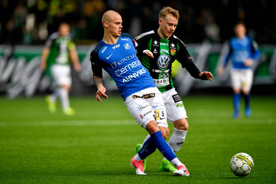Norrbys Jesper Brandt och GAIS Johan Svahn