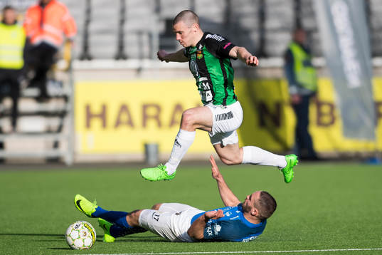 GAIS James Sinclair och Norrbys Shkelquim Krasniqi