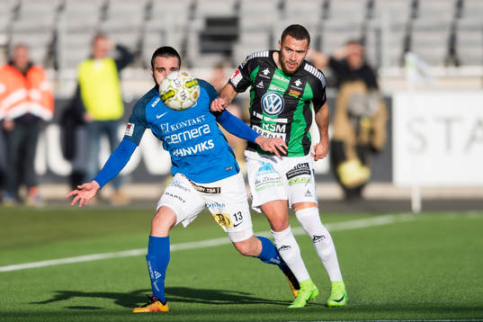 Norrbys Kardo Sarchel Aso Omar och GAIS Malkolm Moenza