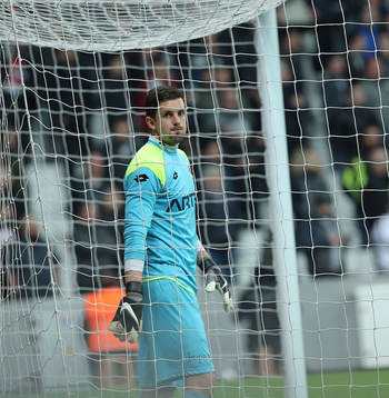   Genclerbirligi Goalkeeper Johannes Hopf  during the Turkey superlig match between Besiktas and Genclerbirligi at Vodafone Arena in Istanbul , Turkey on April 02 , 2017.