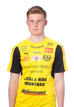Mjällbys Philip Persson poserar för ett porträtt den 4 april 2017 i Mjällby.
