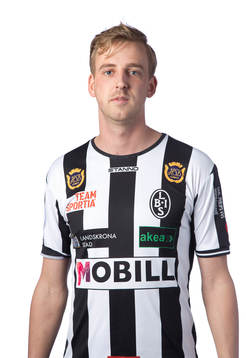 Landskronas Viktor Svensson poserar för ett porträtt den 5 april 2017 i Landskrona.