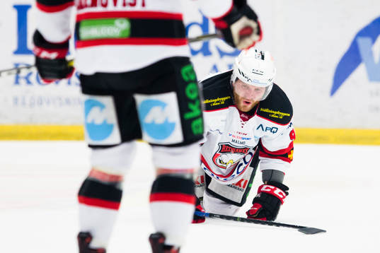 Malmö Redhawks Frederik Storm har ont