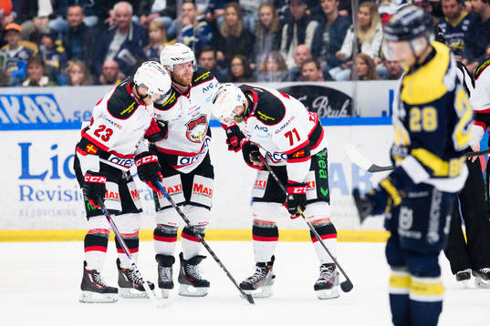 Malmö Redhawks Frederik Storm har ont