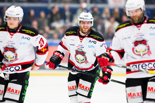 Malmö Redhawks Frederik Storm har ont
