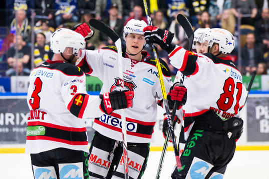 Malmö Redhawks Fredrik Händemark jublar