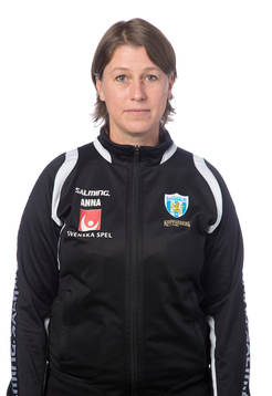 Göteborgs assisterande tränare Anna Stoltze poserar för ett porträtt den 13 april 2017 i Göteborg.