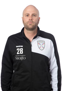 Assyriskas målvaktstränare Peter Lenzi poserar för ett porträtt den 15 april 2017 i Göteborg.