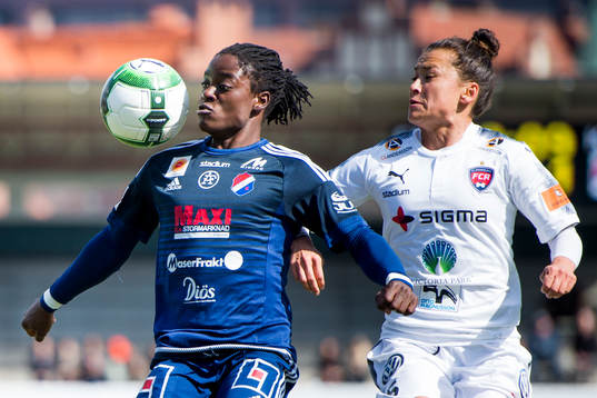 Kvarnsvedens Tabitha Chawinga och Rosengårds Alexandra