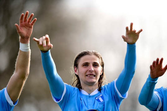 Malmö FFs Pawel Cibicki jublar