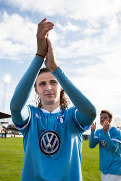 Malmö FFs Pawel Cibicki tackar publiken