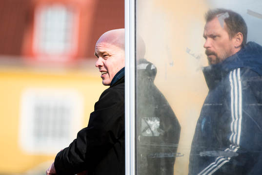 Luleås tränare Fredrik Waara och assisterande tränare Anders Wallerström