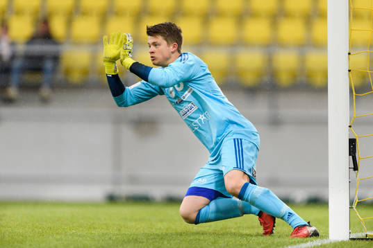 Degerfors målvakt Oscar Klasson