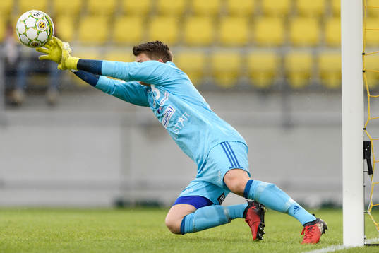 Degerfors målvakt Oscar Klasson