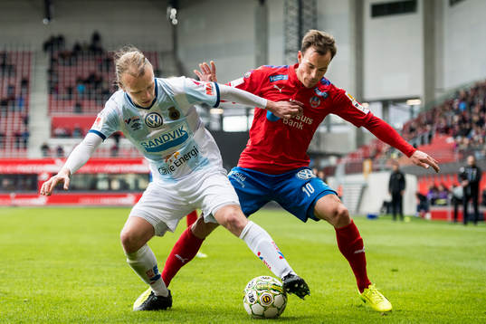 Gefles Jesper Florén och Helsingborgs Anton Wede