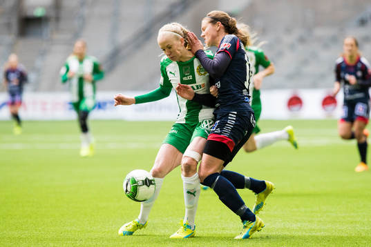 Hammarbys Alexandra Lindberg stoppar Linköpings Emma