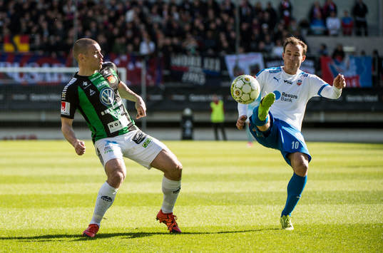 GAIS James Sinclair och Helsingborgs Anton Wede