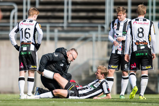 Landskronas Viktor Svensson skadades